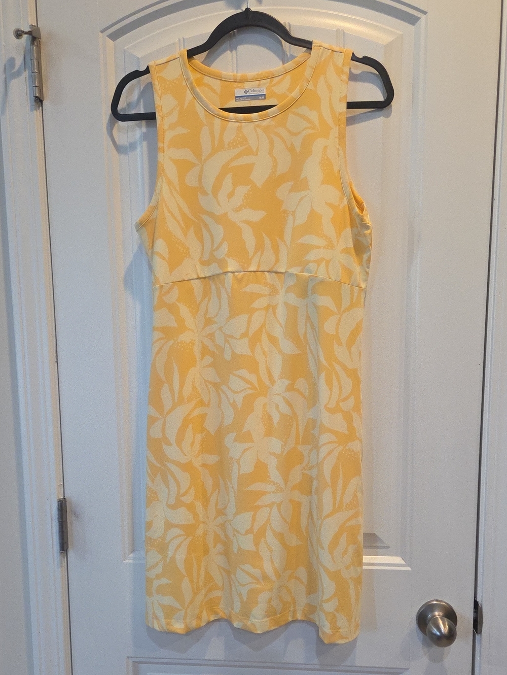 Women's PFG Freezer Tank Dress Columbia Yellow and Cream Floral Tank Dress